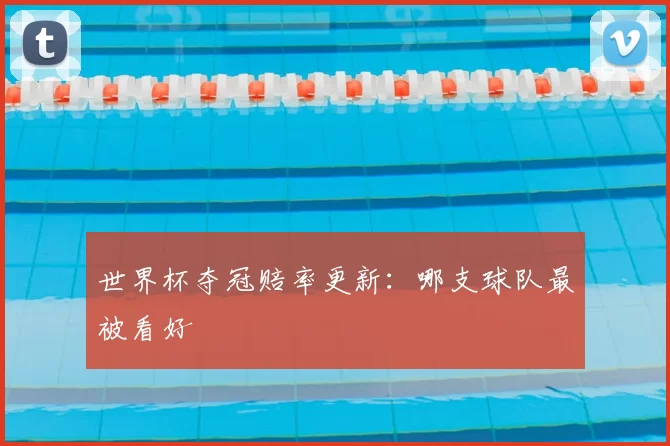 世界杯夺冠赔率更新：哪支球队最被看好