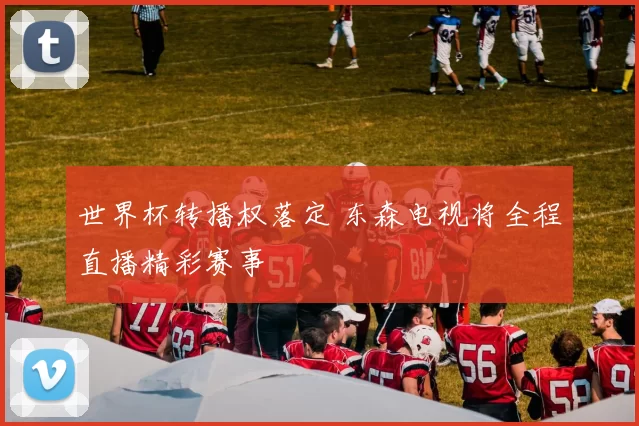世界杯转播权落定 东森电视将全程直播精彩赛事