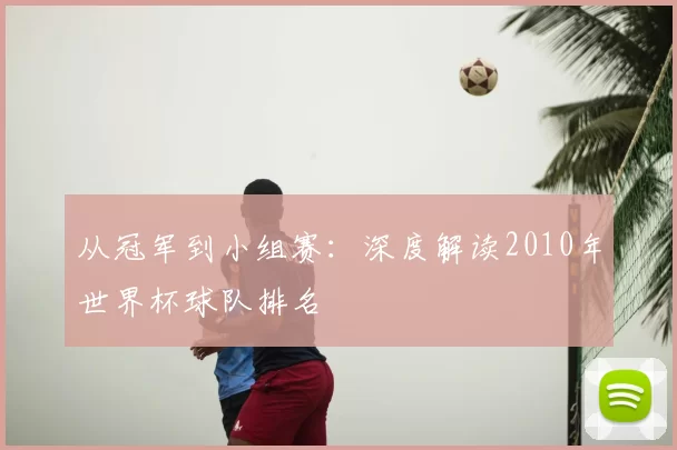 从冠军到小组赛：深度解读2010年世界杯球队排名